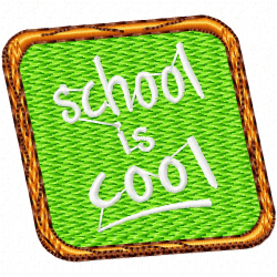 School Embroidery Design 1 School Embroidery Design 1